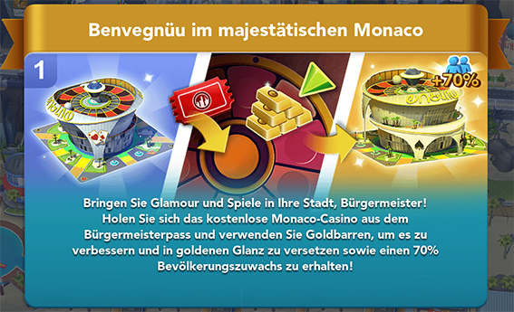Benvegnüu im majestätischen Monaco