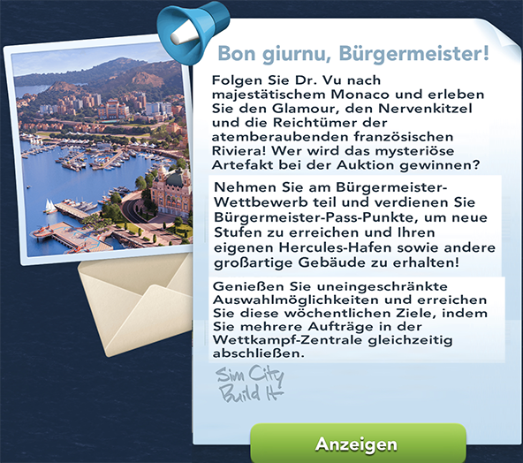 Bon giurnu Bürgermeister