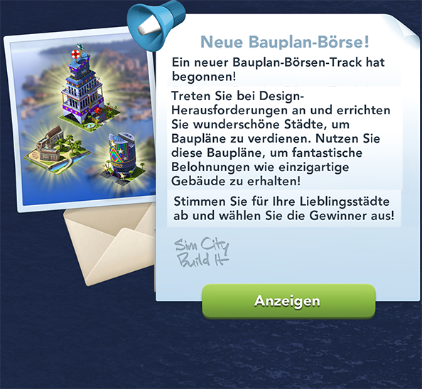 Neue Bauplan Börse Info
