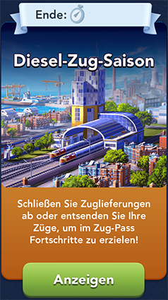 Dampfzug Saison Start