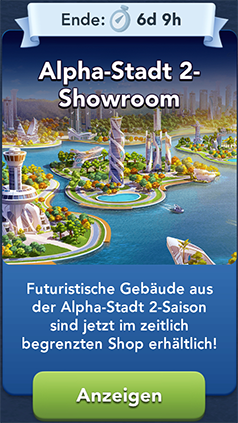 Alpha Stadt2 Showroom Start