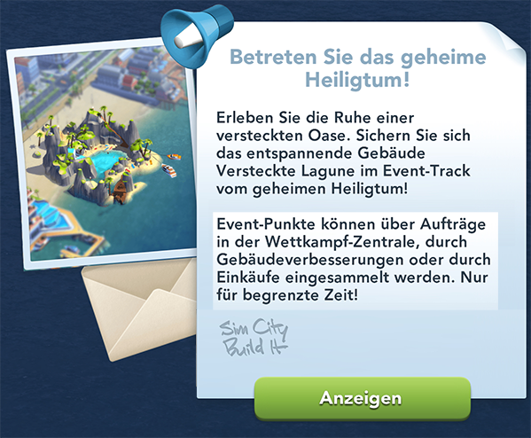 Geheimes Heiligtum Info