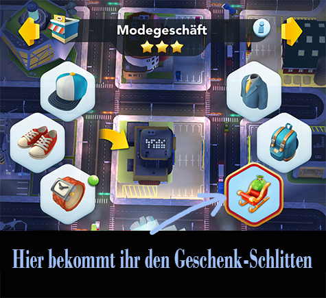 Geschenk Schlitten Info