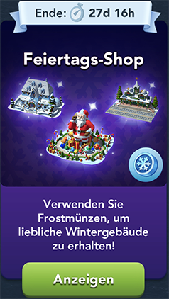 Feiertags Shop Start