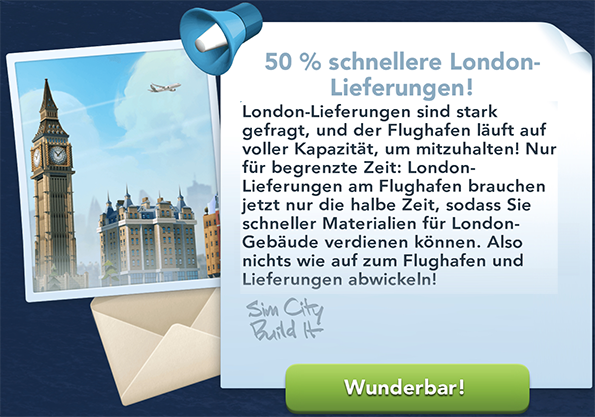 50 Prozent schnellere London Lieferungen Info