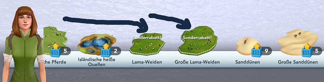 Große lama weide Info