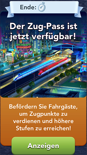 Der Zug Pass Start
